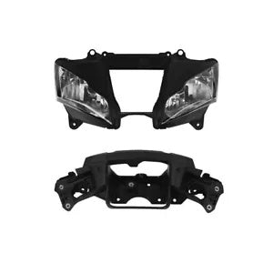 fsmotouk Front Headlight & Upper Fairing Stay Bracket Fit For Kawasaki ZX10R 2011-2012