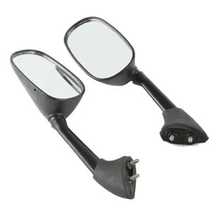 fsmotouk Black Side Rear View Mirrors Fit For YAMAHA YZF R1 YZF-R1 YZFR1 2000 2001