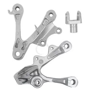 fsmotouk Front Rider Footrest Foot Pegs Bracket Fit For Kawasaki Ninja ZX6R 2009-2023