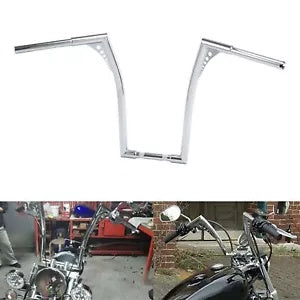 fsmotouk 20'' Rise Ape 1.25" Hangers Bar Handlebar Fit For Harley Heritage Softail