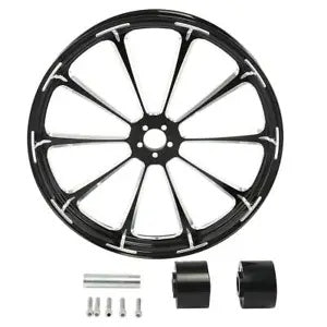 fsmotouk 23'' Wheel Rim Dual Disc Wheel Hubs Fit For Harley Touring ABS Model 2008-2023