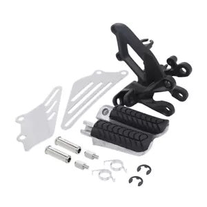 fsmotouk Front Footpegs Footrest Bracket Kit Fit For KAWASAKI ZZR1400 ZX14R 2006-2023