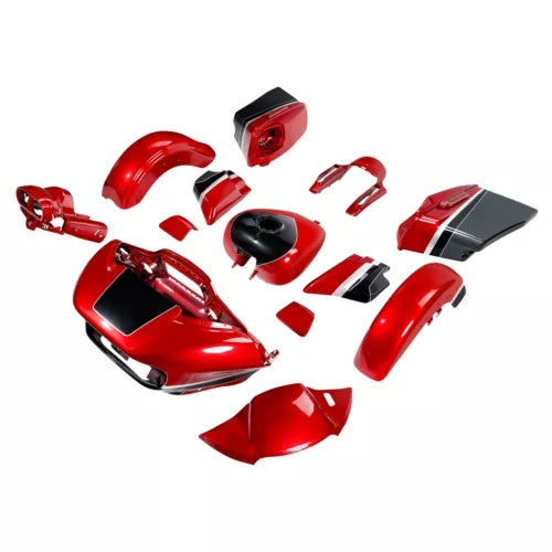 fsmotouk Fairing Bodywork Fit For Harley Road Glide 2015-2024 Wicked Red&Black Tempest