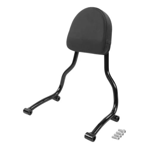 fsmotouk Painted Gloss Black Passenger Sissy Bar Backrest Pad Fit For BMW R18 2020-2023