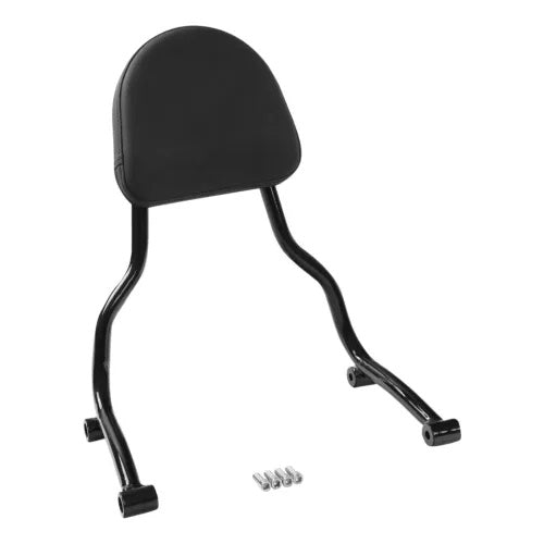 fsmotouk Painted Gloss Black Passenger Sissy Bar Backrest Pad Fit For BMW R18 2020-2023