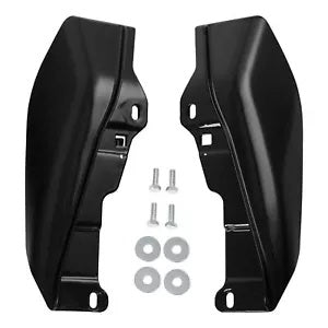 fsmotouk Mid Frame Air Deflectors Fit For Harley Touring Street Glide 2009+ Black Quartz