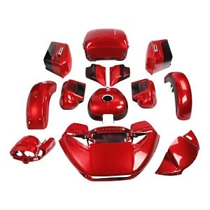 fsmotouk Fairing Fit For Harley Road Glide Limited 2015-2024 Wicked Red/Twisted Cherry