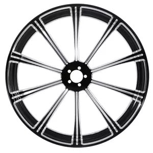 fsmotouk 26" Front & 18'' Rear Wheel Rims Dual Disc Fit For Harley Touring 09-24 non ABS