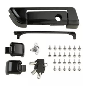 fsmotouk Black Pack Trunk Lids Latches For Harley Tour Pak Touring Electra Glide 14-23