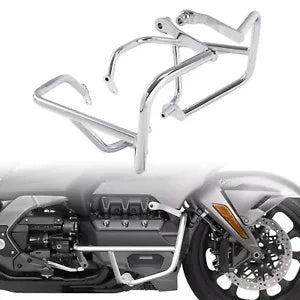 fsmotouk Engine Guard Highway Crash Bar Fit For Honda GL1800 F6B Bagger 2018-2023 Chrome