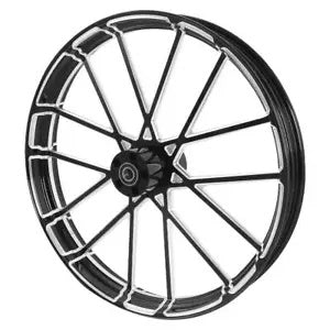 fsmotouk 32" Front Wheel Rim & Dual Disc Hub Fit For Harley Touring Road Glide 2008-2023