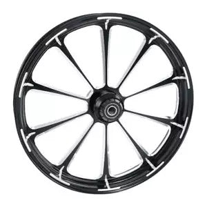 fsmotouk 30'' Front Wheel Rim Hub & Single Disc Fit For Harley Road Glide 2008-2023