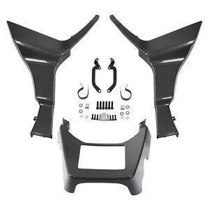 fsmotouk Fairing Spoilers Cover Fit For Harley Touring 2017-2024 Sumatra Brown