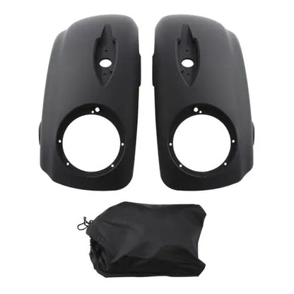 fsmotouk Matte Saddlebags Lids Audio Speaker Cutouts Fit For Indian Springfield 2016-2023