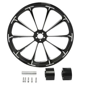 fsmotouk 30''X3.5'' Front Wheel Rim Hub Dual Disc Fit For Harley Road Glide 2008-2023