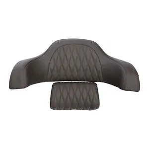 fsmotouk Coffee Rear Trunk Passenger Backrest Fit For Indian Chieftain Limited 2017-2024