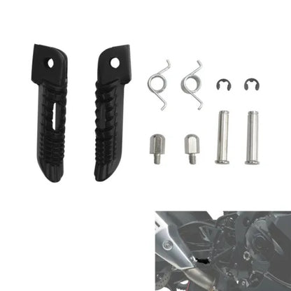 fsmotouk Front Foot Pegs Footrests Fit For Suzuki GSXR600 750 GSX-R1000 2001-2022