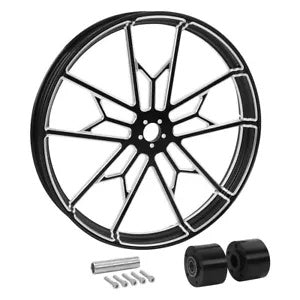 fsmotouk 30'' Wheel Rim Dual Disc Wheel Hubs Fits For Harley Touring ABS Models 2008-2023