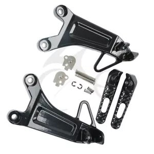 fsmotouk Rear Passenger Footrest Foot pegs Set Fit For Honda CBR 600RR 2003-2004