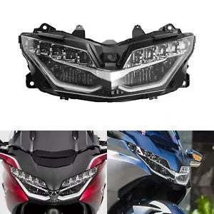 fsmotouk Front Headlight Assembly Headlamp Fit For Honda Goldwing GL1800 2018-2023