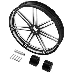 fsmotouk 23' Front Wheel Rim & Dual Disc Hub Fit For Harley Touring Road Glide 2008-2023