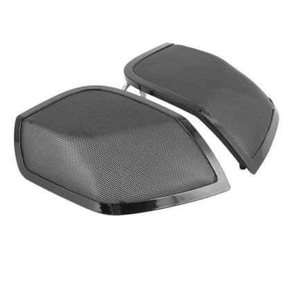 fsmotouk 5"x7" Saddlebag Lid Speaker Grills Fit For Harley Touring Road King 2014-2023