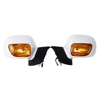 fsmotouk Pearl White Rear View Mirrors Fit For Honda Goldwing 1800 GL1800 2001-2017