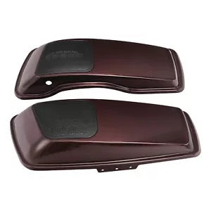 fsmotouk 6"x9" Saddlebag Speaker Lids Fit For Harley Touring 2014-2022 Twisted Cherry