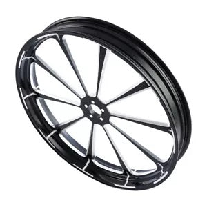 fsmotouk 32'' Front Wheel Rim & Single Disc Wheel Hubs Fit For Harley Touring 2008-2023