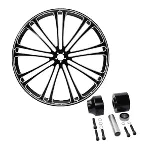 fsmotouk 30" Front Wheel Rim Single Disc Wheel Hub Fit For Harley Touring 2008-2024 US