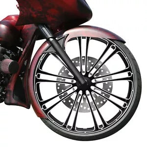 fsmotouk 30" Front Wheel Rim Single Disc Wheel Hub Fit For Harley Touring 2008-2024 US