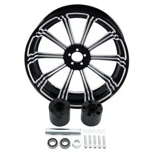 fsmotouk 18'' x 5.5'' Rear Wheel Rim Wheel Hubs Fit For Harley Touring Road Glide 08-23