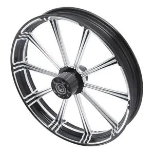 fsmotouk 23''x3.5" Front Wheel Rim Hub Single Disc Fit For Harley Touring Model 2008-2023