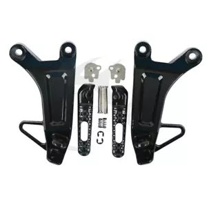 fsmotouk Rear Passenger Footrest Foot pegs Set Fit For Honda CBR 600RR 2003-2004