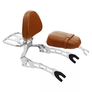 fsmotouk Passenger Detachable Backrest Sissy Bar Rear Seat Fit For Indian Scout 2015-2023