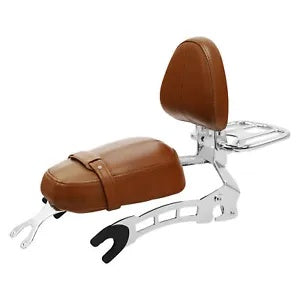 fsmotouk Passenger Detachable Backrest Sissy Bar Rear Seat Fit For Indian Scout 2015-2023