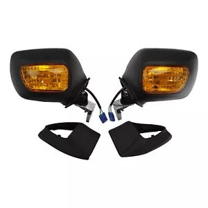 fsmotouk Matte Rear View Mirrors Signals Fit For Honda Goldwing GL1800 F6B 2013-2017