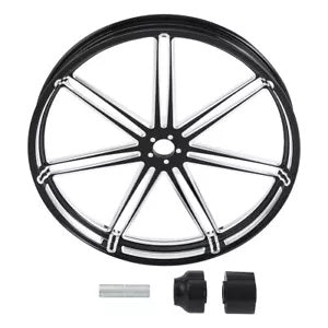 fsmotouk 26" Front Wheel Rim & Single Disc Hubs Fit For Harley Touring 2008-2023 ABS