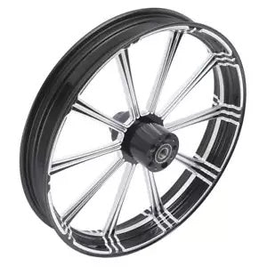 fsmotouk 26" Front Wheel Rim & Single Disc Hub Fit For Harley Touring Electra Glide 2008+