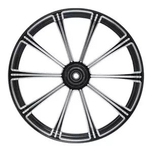 fsmotouk 26" Front Wheel Rim & Single Disc Hub Fit For Harley Touring Electra Glide 2008+