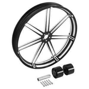 fsmotouk 30'' Front Wheel Rim Dual Disc Hubs Fit For Harley Touring Electra Glide 08-23