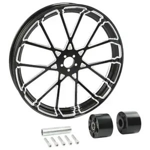 fsmotouk 23'' Front Wheel Rim & Dual Disc Hub Fit For Harley Touring 2008-2023 Non ABS US