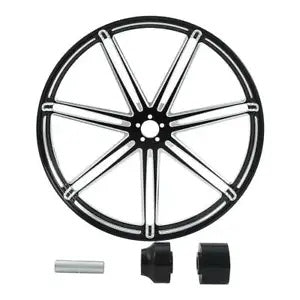 fsmotouk 26" Front Wheel Rim Single Disc Hub Fit For Harley Touring Street Glide 08-23 US