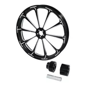 fsmotouk 23'' Front Wheel Rim Single Wheel Hub Fit For Harley Touring 2008-2023 non ABS