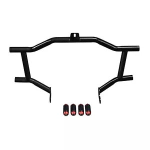 fsmotouk Front Highway Engine Guard Crash Bar Red End Fit For Harley Touring 2009-2024