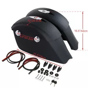 fsmotouk Matte Saddlebag Electronic Latches Liner Fit For Indian Roadmaster 2015-2023