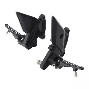 fsmotouk Driver Front Footpegs Footrest Bracket Fit For Kawasaki Z1000 2010-2021