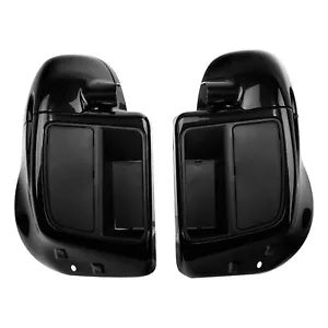 fsmotouk Lower Vented Leg Fairings Fits For Harley Street Glide 2014-2024 Black Tempest