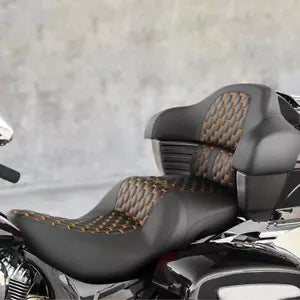 fsmotouk Driver Passenger Seat & Backrest Fit For Indian Chieftain Limited 2017-2024