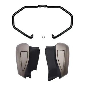 fsmotouk Engine Guard Highway Bar w/ Lower Fairings Fit For Indian Chieftain 2019-2024